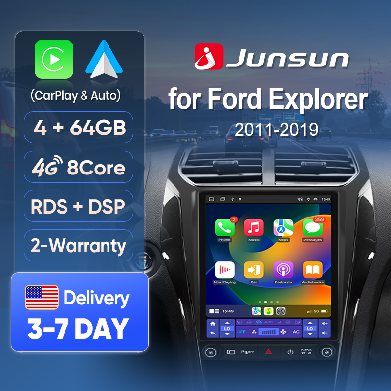 Japanese Lifestyle In Hindi - Junsun ワイヤレスCarPlayスクリーン フォード エクスプローラー 2011-2019 カーオーディオ