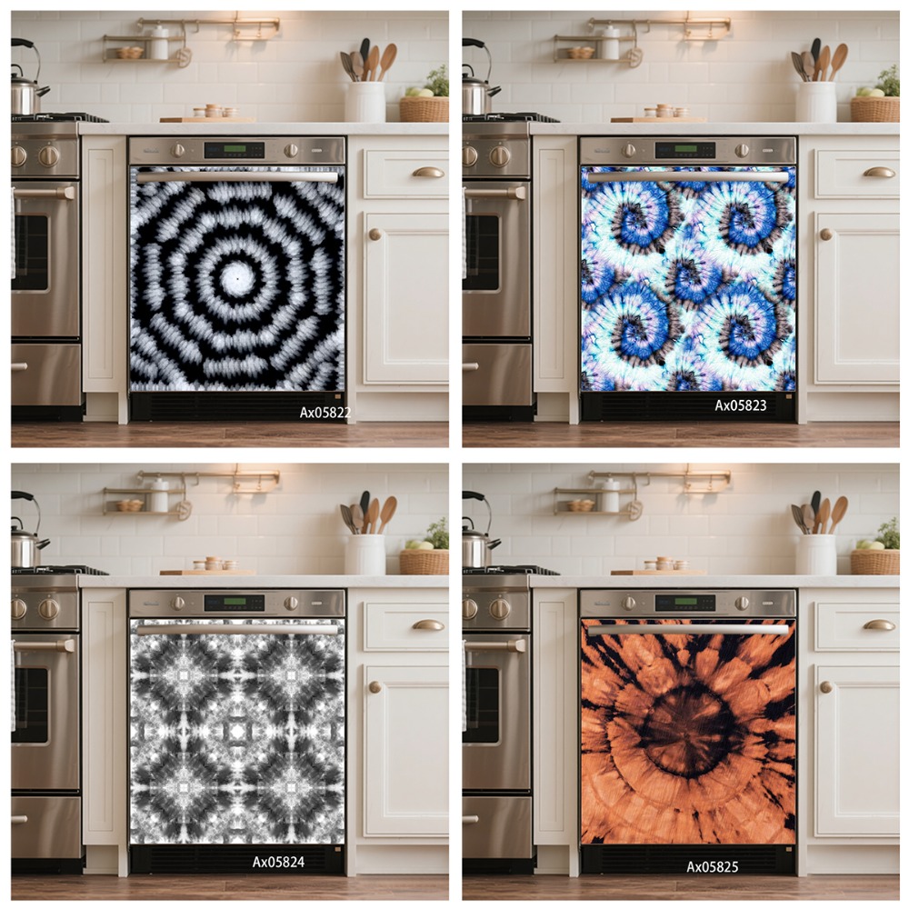 ボヘミアンタイダイスパイラルシボリグラデーション食器洗い機用 - Shibori Tie Dye のレビューと価格